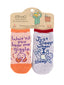 Hear Me Giggle / Just Sleep When I Sleep Baby Socks