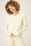Morning Waffles Long Sleeve Top - Natural