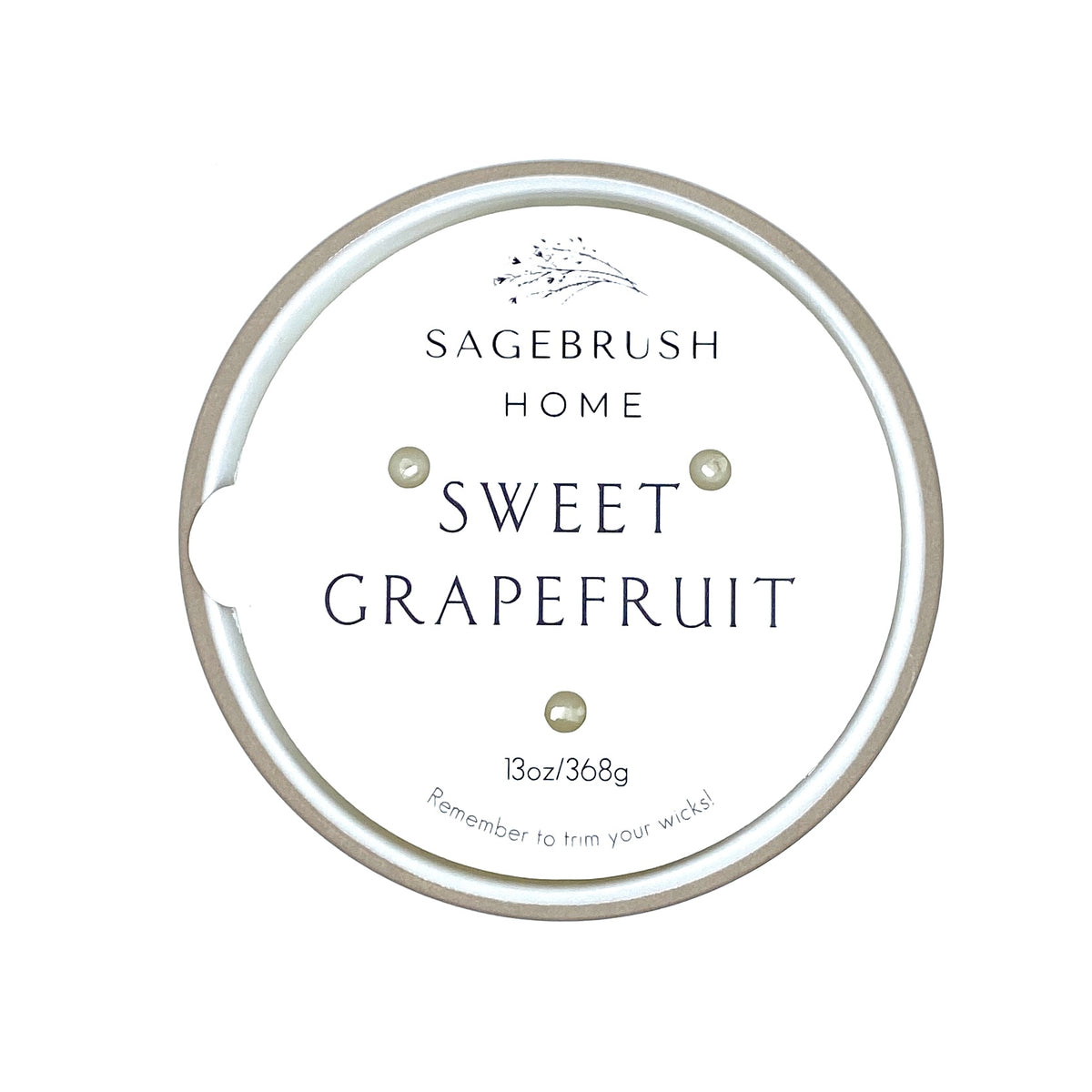 Sagebrush Home Candle Sweet Grapefruit Sage & Cedar