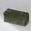 Corduroy Cosmetic Bag - Green