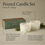 Frasier Fir Tidings Poured Candle Set