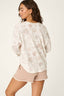 Palms Away Long Sleeve Top - Ivory