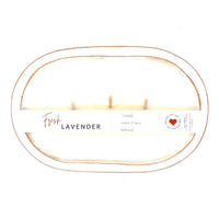 White Dough Bowl Candle - Fresh Lavender Candle