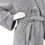 Diamond Jacquard Bathrobe Grey
