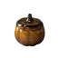 Amber Pumpkin Candle with Lid - Perfect Pumpkin