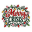 Merry Crisis – Funny Christmas Sticker