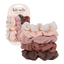Textured Scrunchies 5pc Terracotta
