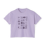 Matchbox Bars Cropped Tee Orchid