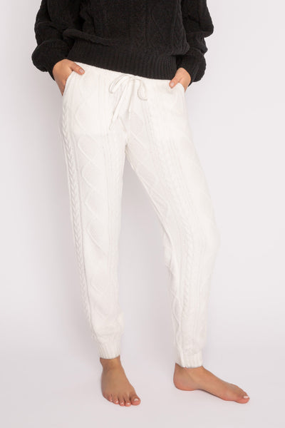Cable Crew Pant - Ivory