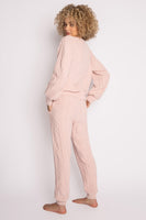 Cable Crew Pant -  Pink Clay