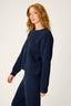 Cozy Chenille Sweater - Deep Navy