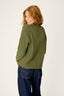 Cozy Chenille V-Neck Sweater - Olivine