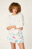 Flannels Long Sleeve Top - White