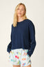Flannels Long Sleeve Top - Blue Night