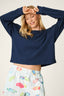 Flannels Long Sleeve Top - Blue Night