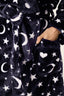 Luxe Plush Robe - Blue Ink