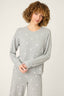 Peachy Party MIx Match Long Sleeve Top - Grey