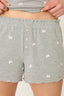 Peachy Party MIx Match Short - Grey