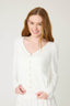 Pointelle Essential Cardigan - Ivory
