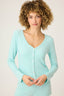 Pointelle Essential Cardigan - Light Mint