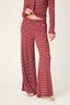 Pretty Stripes Pant - Wine