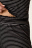 Pretty Stripes Pant - Onyx