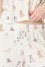 Red White & Woof Banded Pant