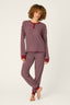 Ski Jammies PJ Set - Stripes