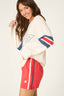 Star Spangled Summer Long Sleeve Top - Ivory
