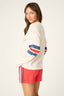 Star Spangled Summer Long Sleeve Top - Ivory
