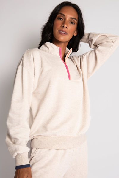 Star & Sunsets Pullover - Oatmeal