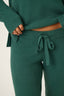 Sweater Weather Banded Pant - Forest
