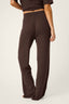 Textured Essential Pant - Chocolate