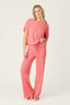Textured Essential Pant - Rose