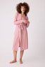 Textured Essential Robe - Rosewood