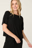 Textured Essential Tee - Black