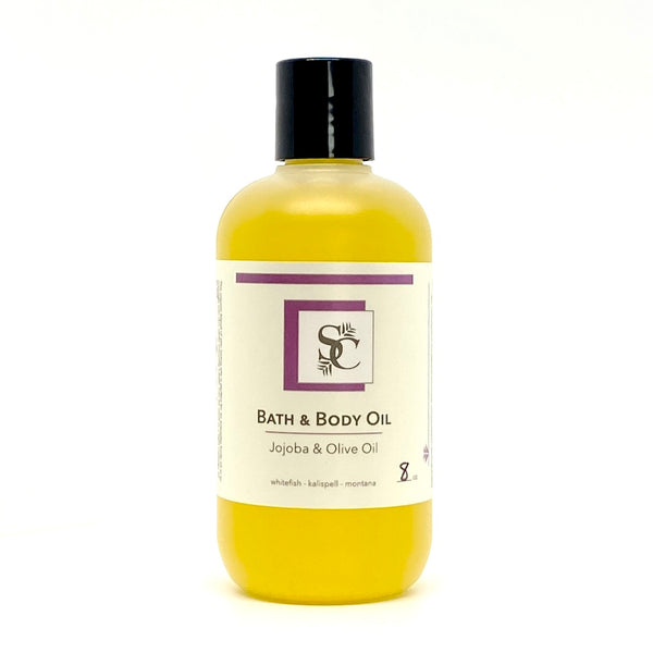 Sage and Cedar Bath & Body Oil. Custom Fragrance. All natural Jojoba and Olive Oil.