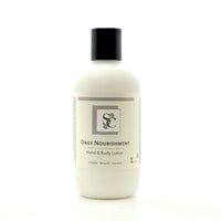 Daily Nourishment Hand and Body Lotion by Sage and Cedar. Custom fragrance.