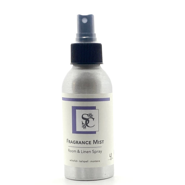 Fragrance Mist Room and Linen Spray by Sage and Cedar. Custom fragrance.