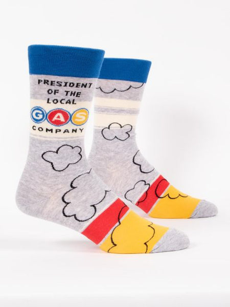President of the Local Gas Company Men's Sock