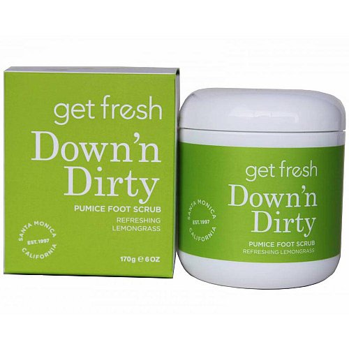 Get Fresh Down'n Dirty Pumice Foot Scrub.