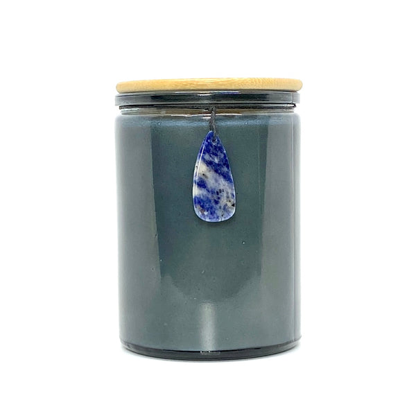 Midnight Float Glass Candle 12oz.