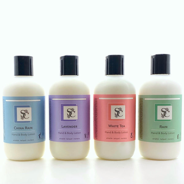 Sage and Cedar Favorite Hand and Body Lotions.
