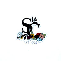 Sage and Cedar logo sticker