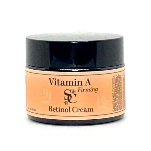 Vitamin A firming Retinol Cream by Sage and Cedar.