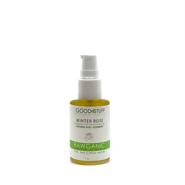 The Good Stuff Botanicals Winter Rose Face Oil.